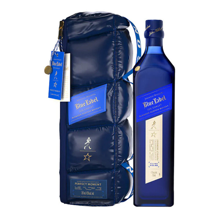 WHISKY JOHNNIE WALKER BLUE LABEL -70CL  ICE CHALET PERFECT MOMENT